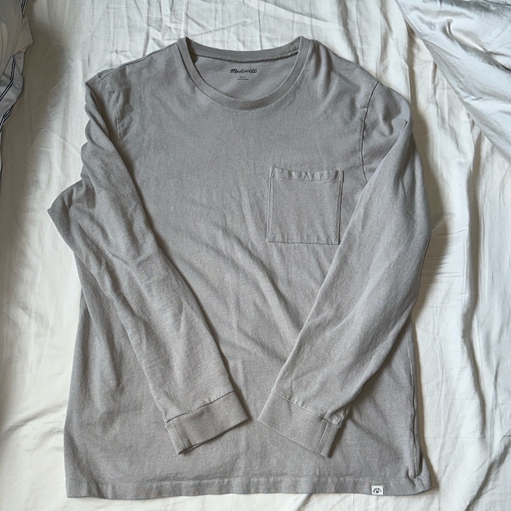 Madewell men’s long sleeve tee size L